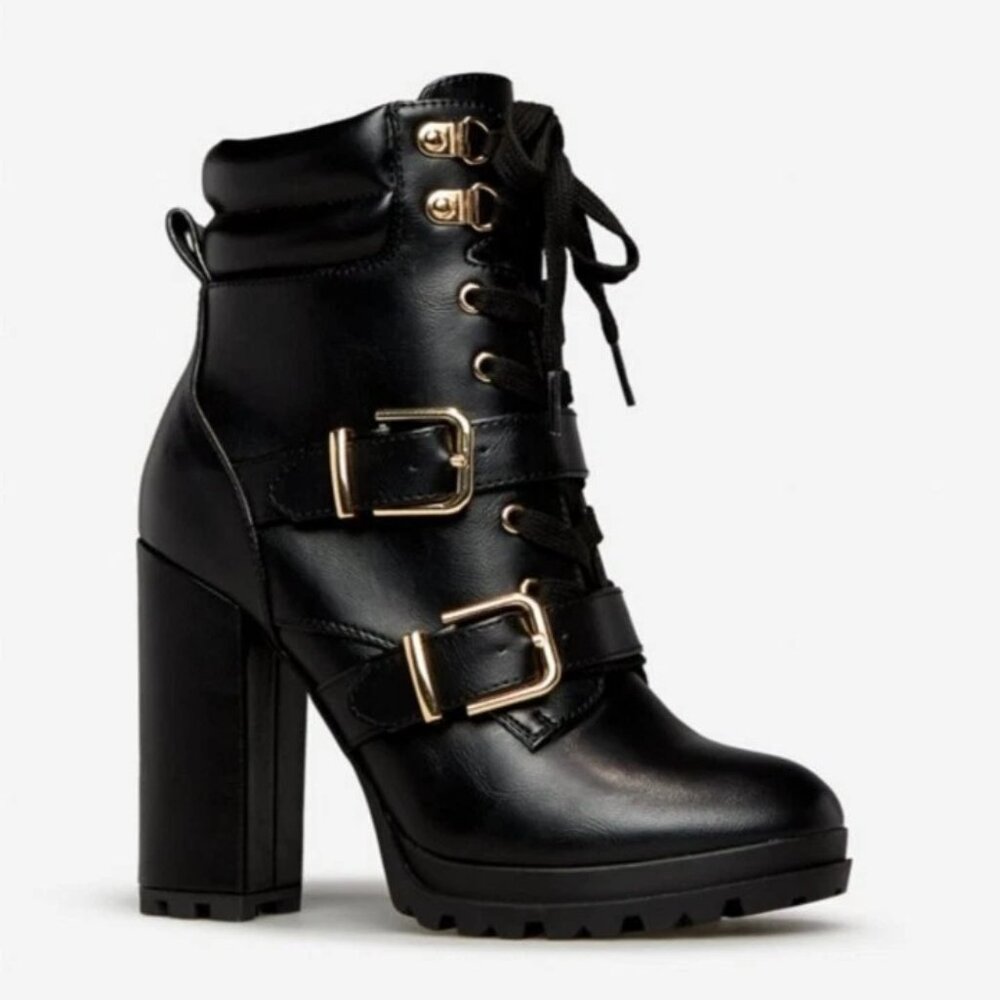 Analisa Block Heel Booties